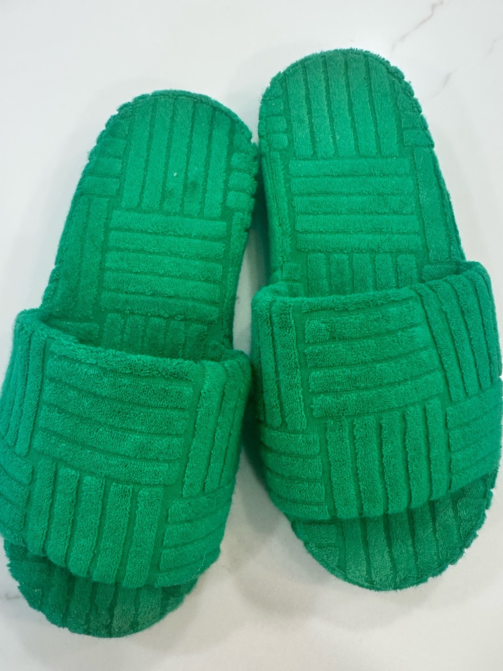 Bottega Veneta Quilted Terrycloth Slide Shoes   UNISEX.                    bag